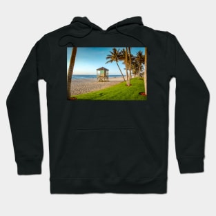 Morning Lifeguard Stand, Deerfield Beach Hoodie